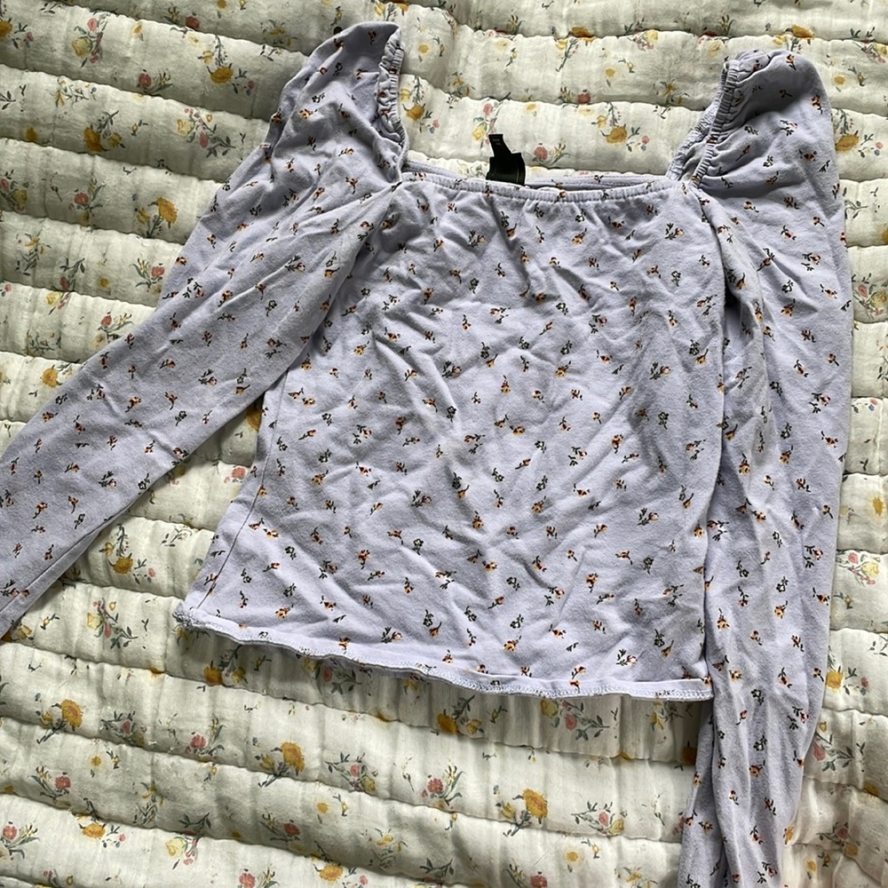 Lavender Cottagecore top